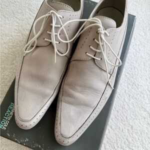 Kenneth Cole Gray/Bone Oxford Shoes Sleek Design